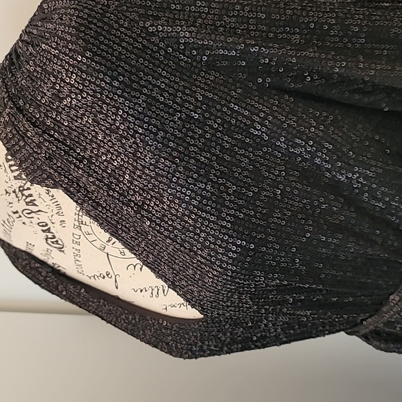 Sequined Dressy Shirt Dress - Picture 8 of 12